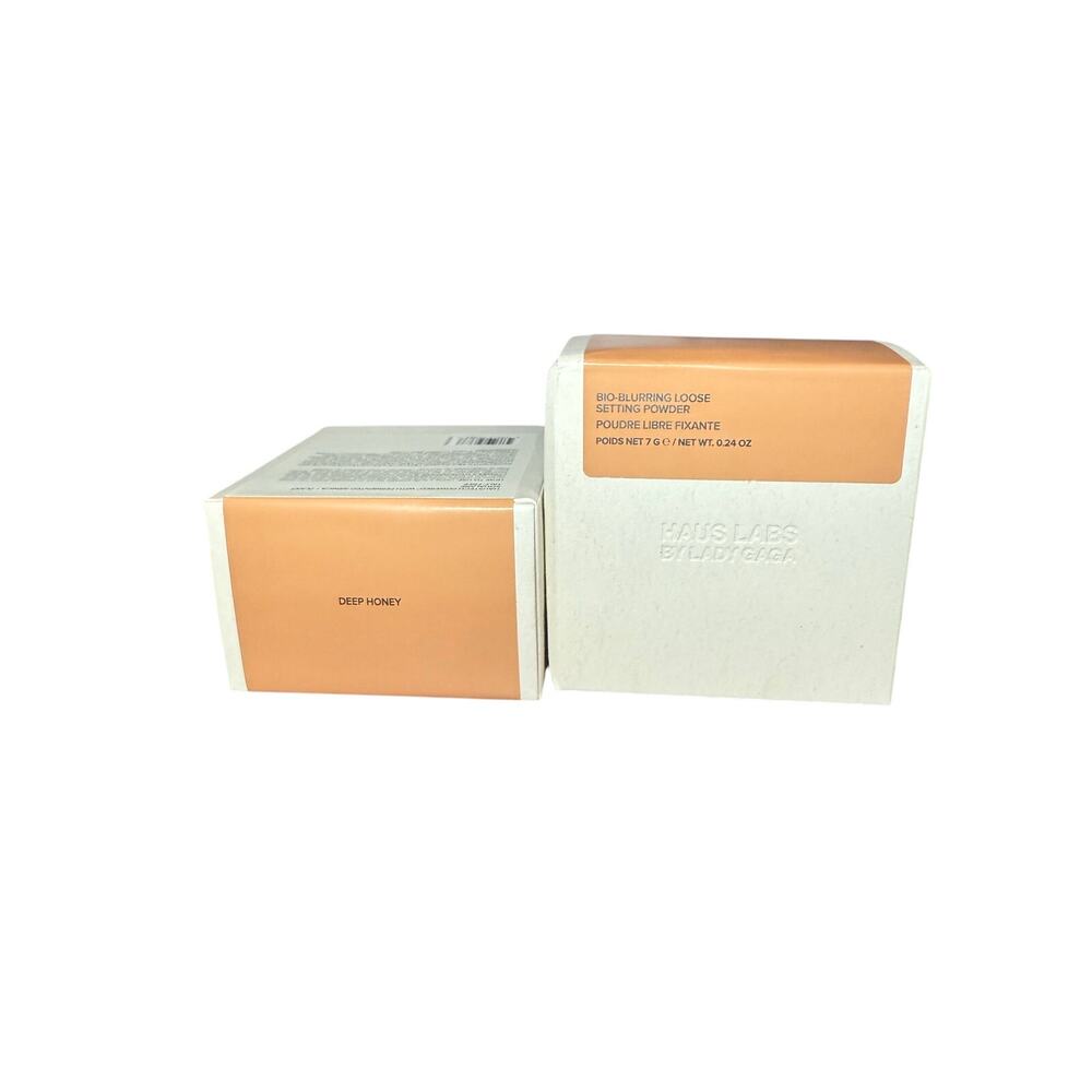 Haus Labs Bio Blurring Loose Setting Powder 0.24 oz - Deep Honey (MSRP $38)